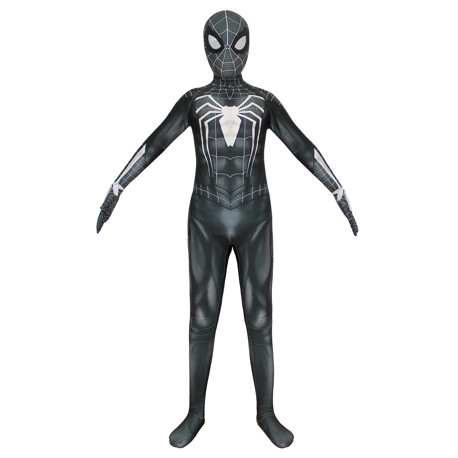 

Symbiote PS4 Advanced Suit Cosplay Costume Lycra Spandex 3D printed Cosplay Flexible JumpSuit Halloween Costume For Kids/Adult