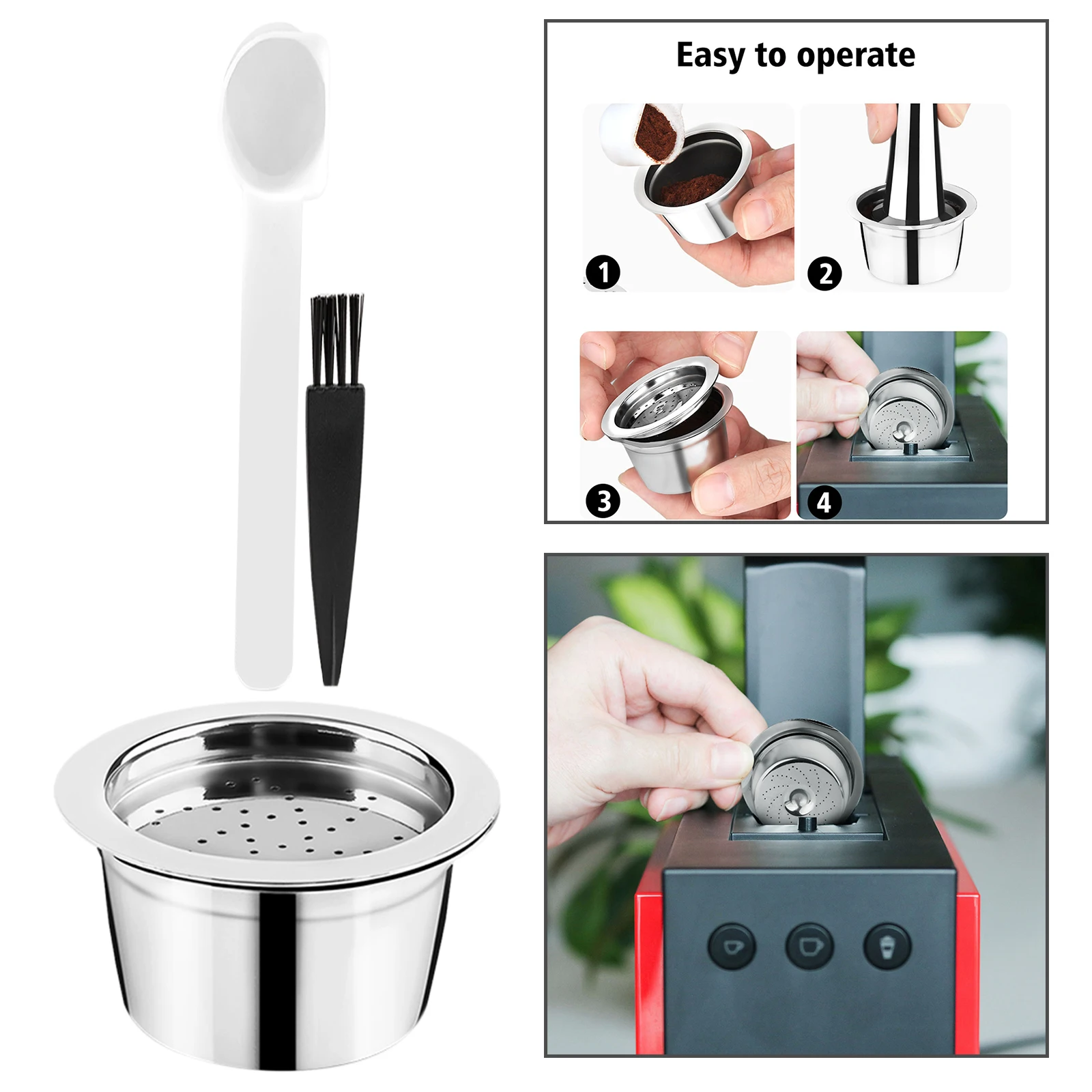 Ложка для кофеварки Tchibo Cafissimo ALDI Expressi многоразовые фильтры капсул кофе из