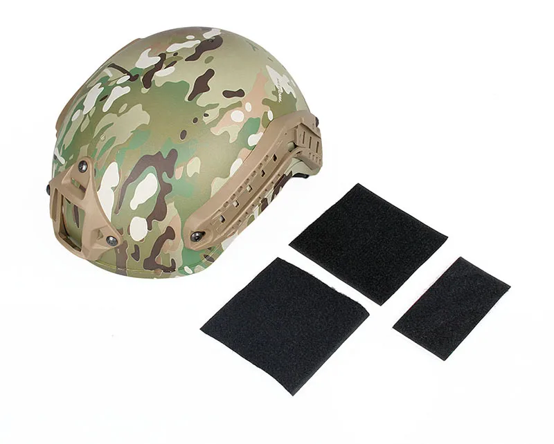 

Universal Helmet Tactical Nylon Helmet Suitable for NVG Mount With Side Rail Fits for Flashlight