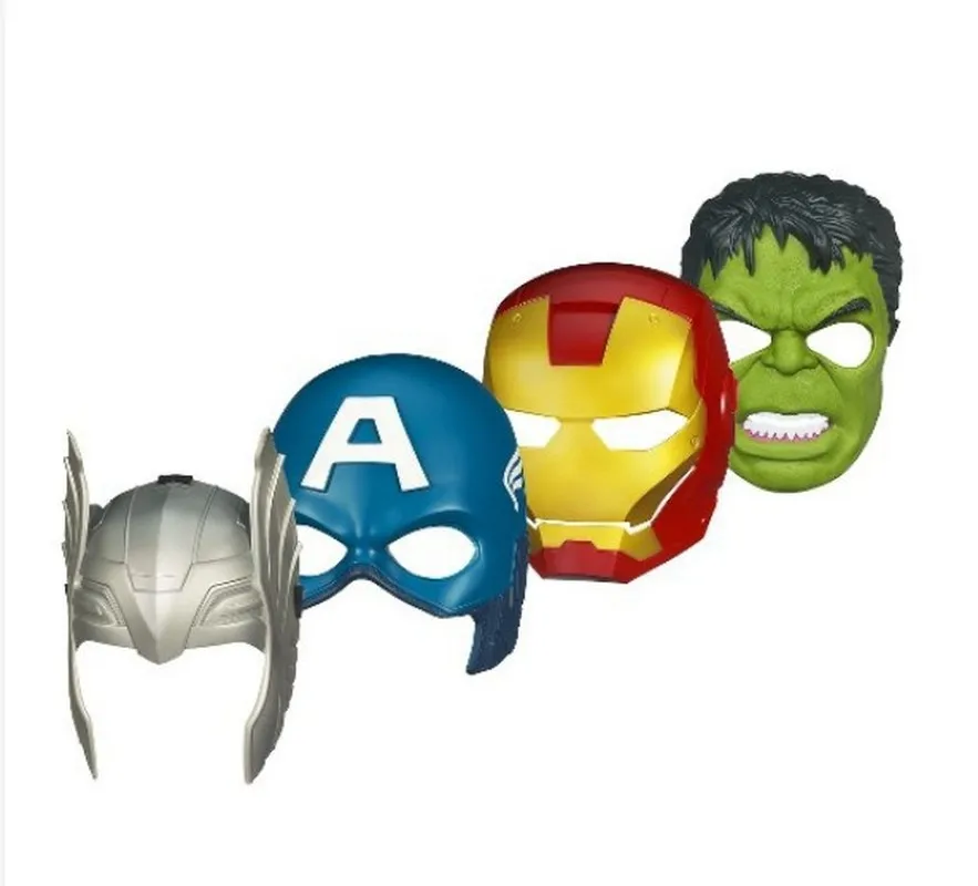 Супермен Халк детская маска для лица с героями мультфильмов Хэллоуина Человек