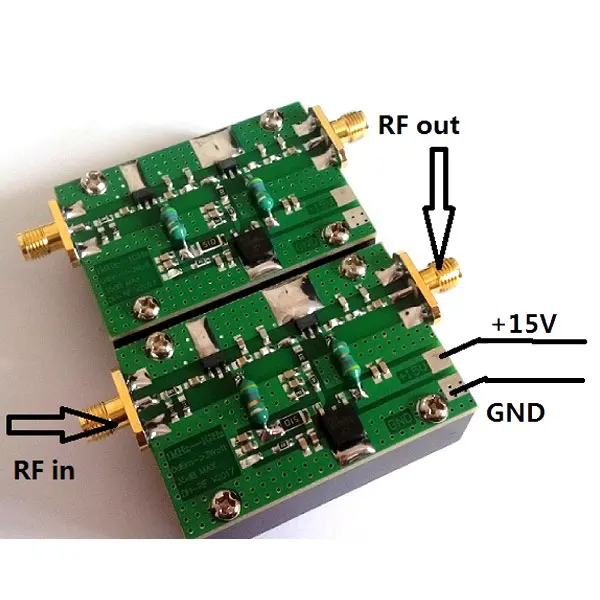 

1MHz-1000MHZ 35DB 3W HF VHF UHF FM Broadband RF Power Amplifier Transmitter for Ham Radio