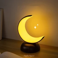 moon aromatherapy lamp home furnishings student bedside bedroom atmosphere lamp led charging lighting small table lamp kid gift