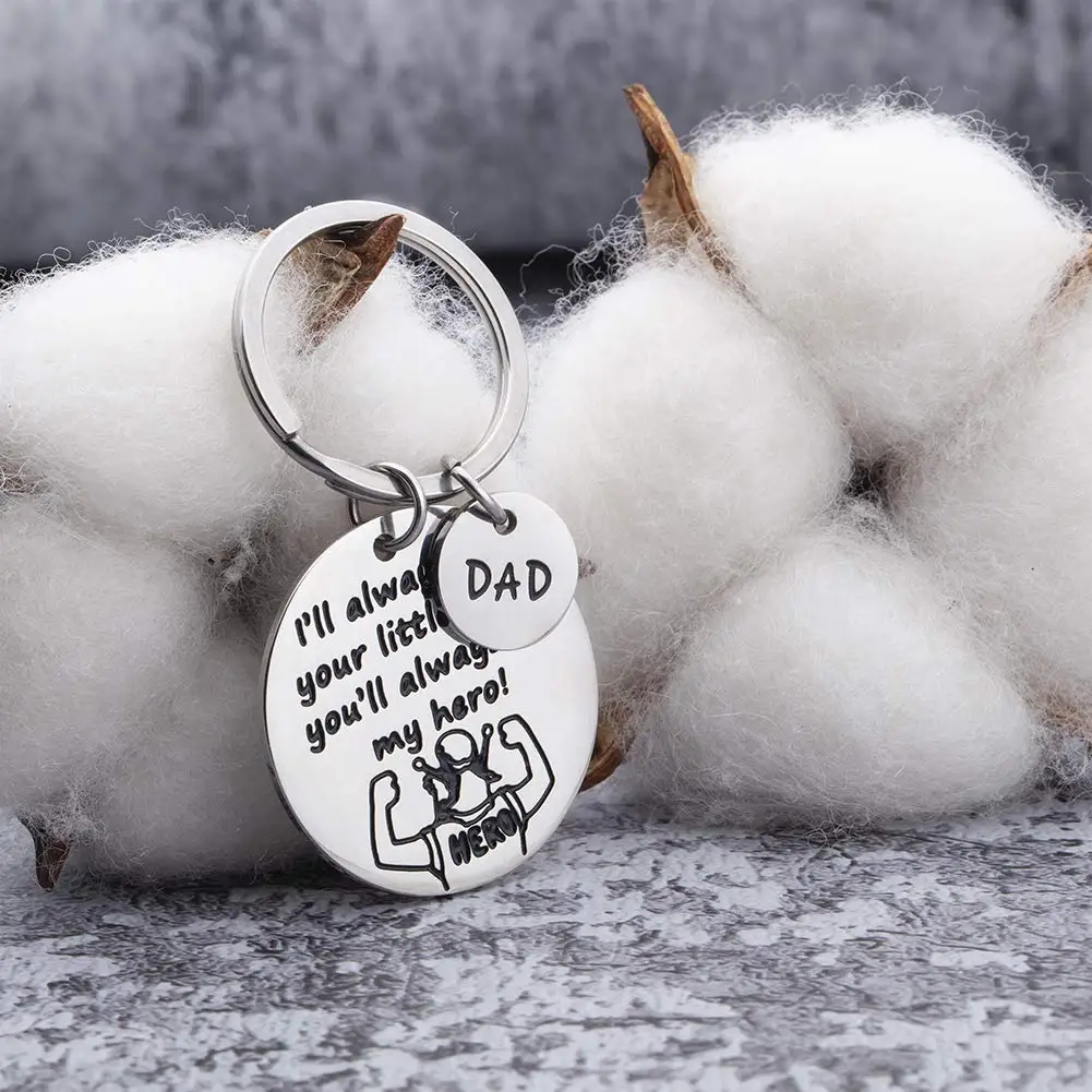 Брелок для ключей папы подарок мужчине мужу папе отцу на День отца дочери сына