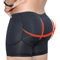 men padded butt lifter control panties waist trainer corsets slimming shaper pads enhancement underwear 6xl