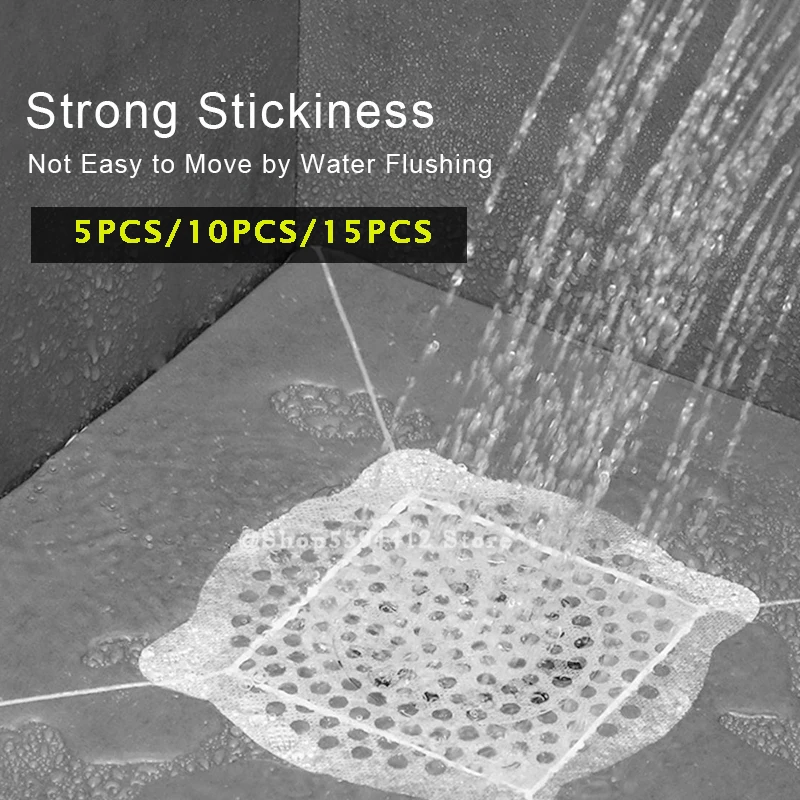 

Одноразовый фильтрующий стикер для слива 15 см белый