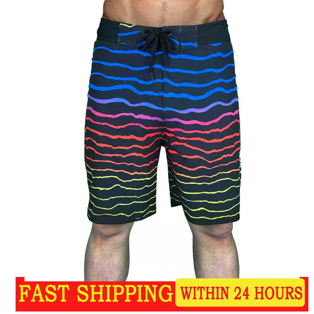 

2021 Stretch Men's Swimsuit Shorts Beach Surfing Beach Pants Fast Drying Summer Water Sports Swimsuit Bermuda Shorts Shorts