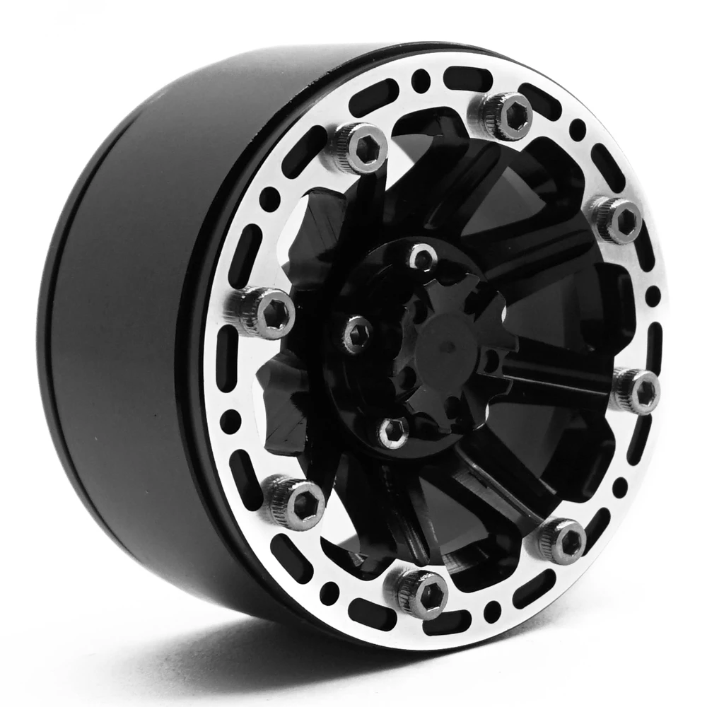 YEAHRUN 1 9 ''металлический обод для колеса Beadlock осевого SCX10 D90 CC01 1/10 RC