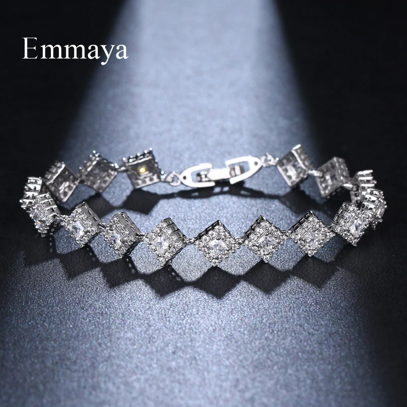 

EMMAYA Fascinating Design Geometry Shape For Female Fashion Bracelet Attending Party First Choice Gorgeous Jewelry Two Color