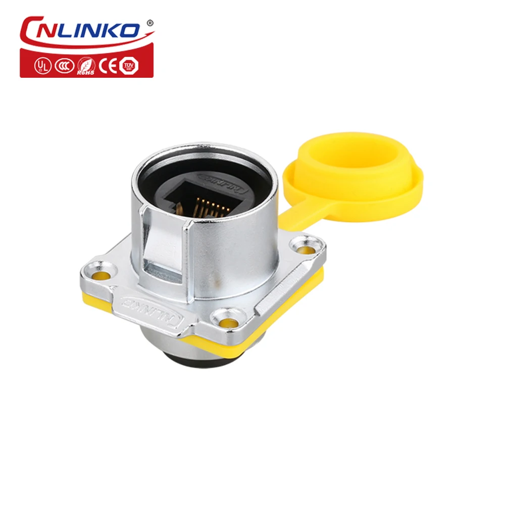 Cnlinko M24 PBT пластиковый корпус Ethernet RJ45 панель монтажная розетка промышленный rj45
