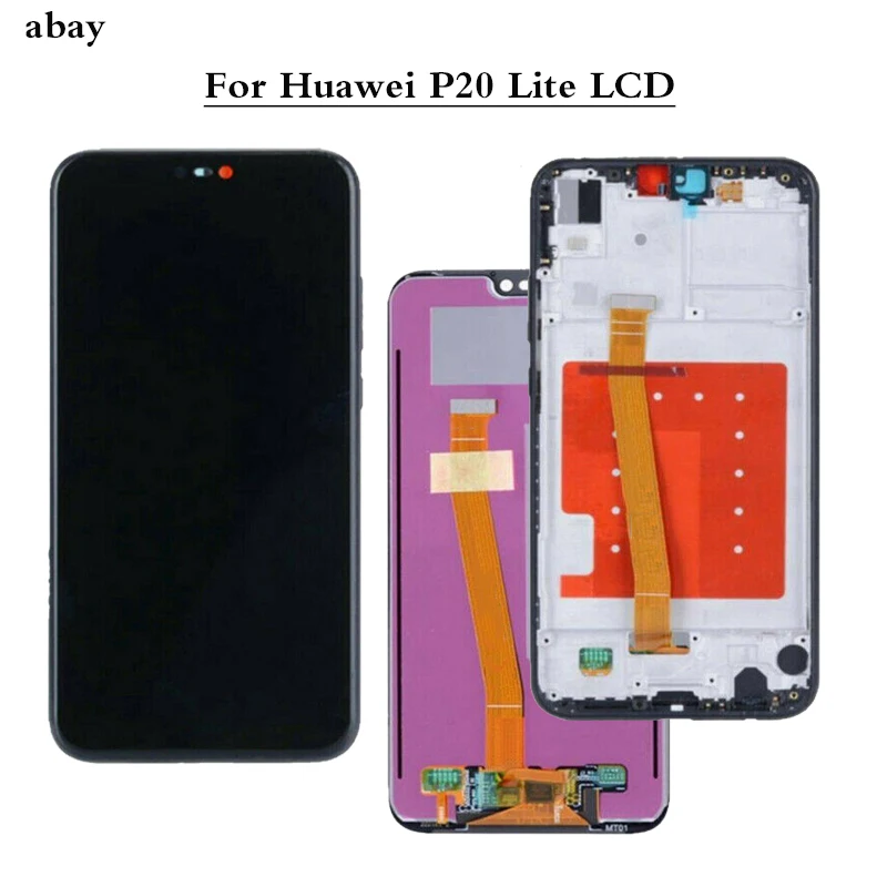 5 84 &quotips дисплей для HUAWEI P20 Lite lcd сенсорный экран Замена с/без рамки OEM ane-lx3 nova 3e |