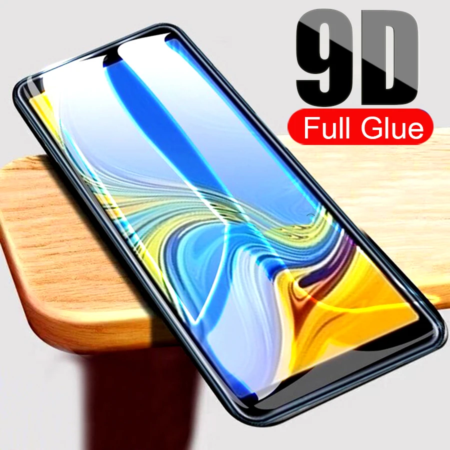 9D полное покрытие защитное закаленное стекло для samsung galaxy a8 a6 plus a7 2018 a530 a605 a600 a730 a750 f Защитная пленка для экрана