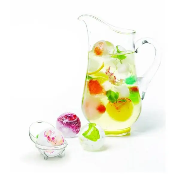 4 шт. 3 5 см Пластиковый ледяной кубик шар для изготовления кирпича лоток круглая