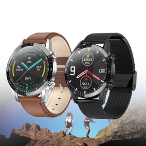 Fashion Smart Watch Men Women Bluetooth Call ECG+PPG Heart Rate Fitness Tracker Blood Pressure IP68 Waterproof Smartwatch VS L15