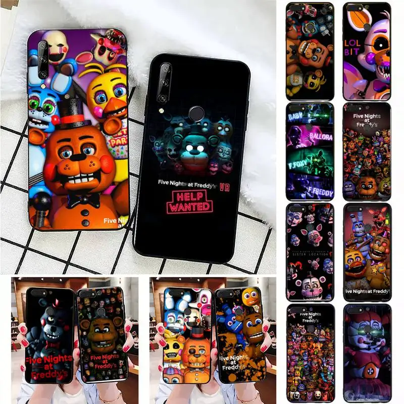 

Fnaf Animatronics Phone Case For Huawei Honor 7A 7C 8 8x 9 10 20lite Fundas Coque Bumper for Honor 10i 20i Capa