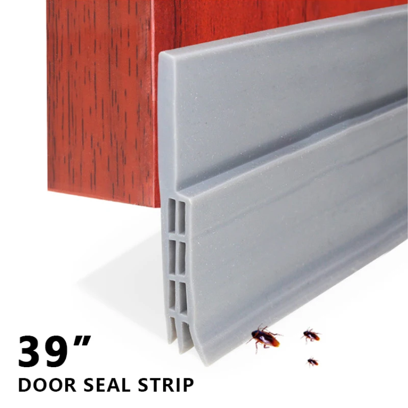 

Door Draft Stopper 39inch Under Door Seal Door Sweep Strip Door Draft Blocker Soundproof Bottom Weather Stripping Accessories