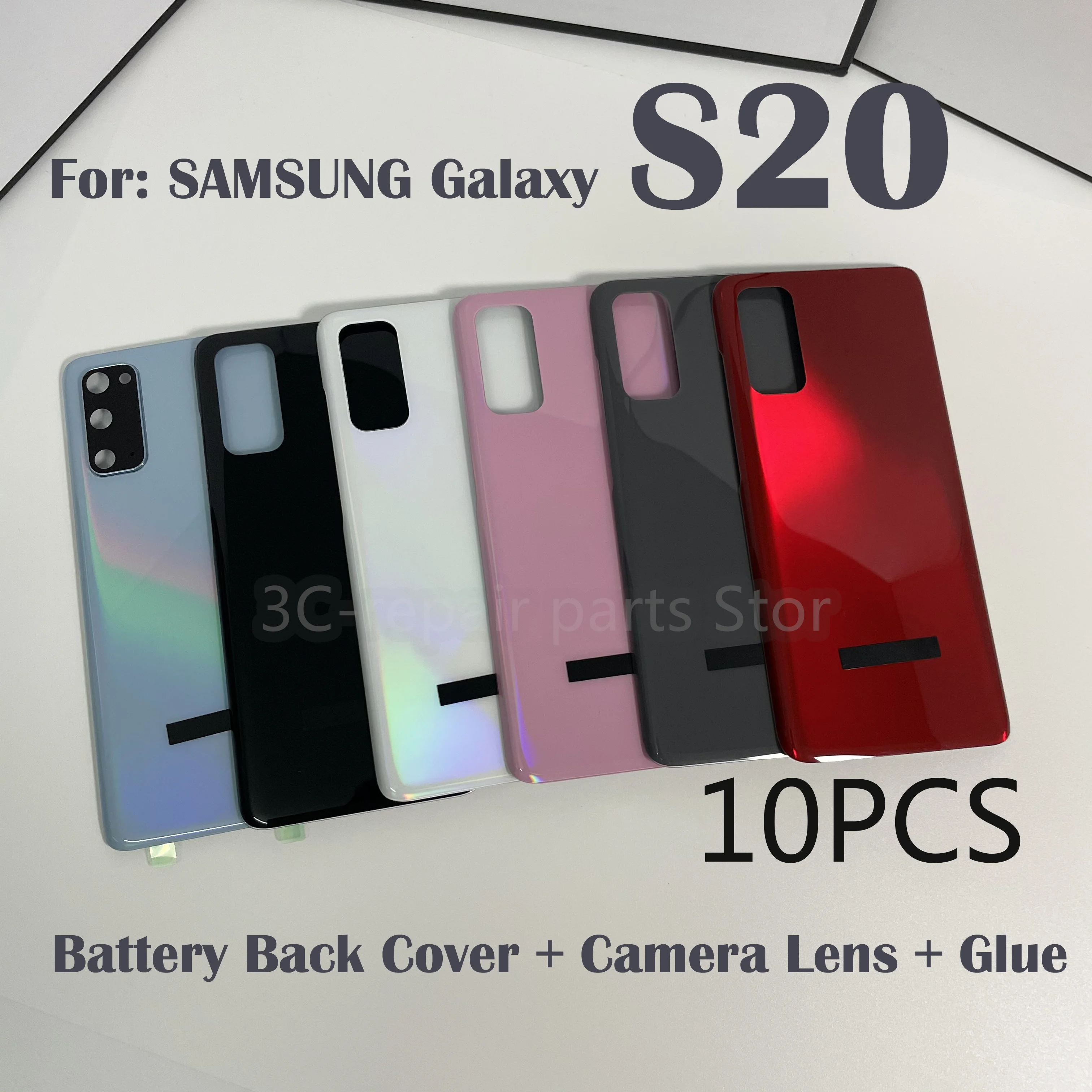 

10 шт., задняя крышка для Samsung Galaxy S20