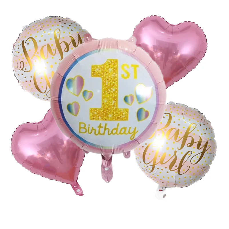 1 Набор 22 дюйма для маленьких мальчиков и девочек Фольга воздушные шары