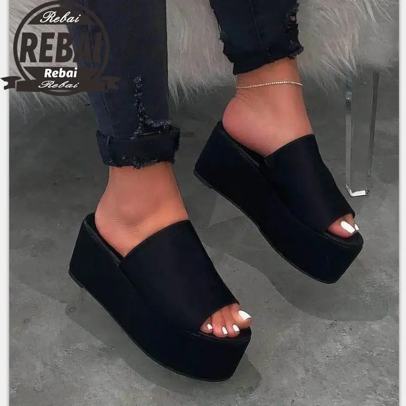 

HOT Summer Sandals Women Wedges Shoes Pumps High Heels Sandals Flip Flop Chaussures Femme Platform Sandals Sandalia Feminina New