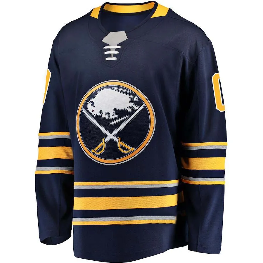 

Mens America Hockey Jerseys Buffalo Lce Stitch Jack Eichel Rasmus Dahlin Jeff Skinner OReilly Jack Eichel Hockey Jersey