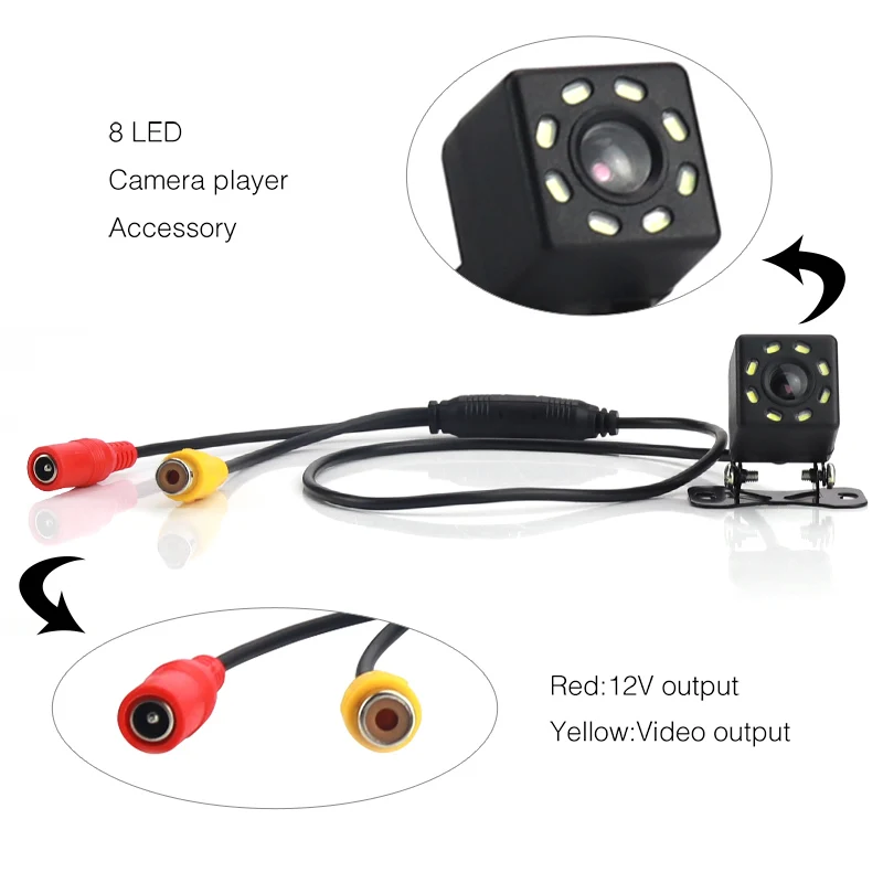 Автомобильная камера заднего вида HD IR универсальная Водонепроницаемая