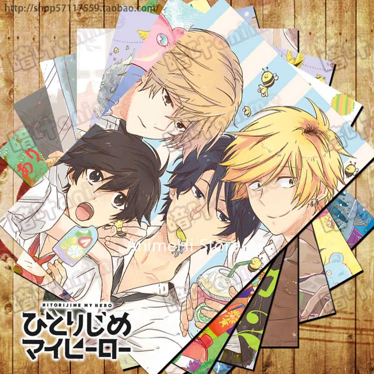 

10 Pcs/set Anime Hitorijime My Hero Posters Wall Pictures for Colletion A3 42x29CM Stickers
