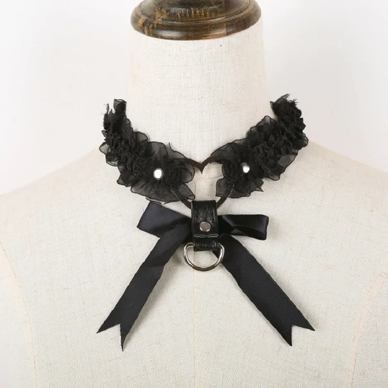 Сексуальное ожерелье чокер с бантом модное Ювелирное Платье подарок Анальная