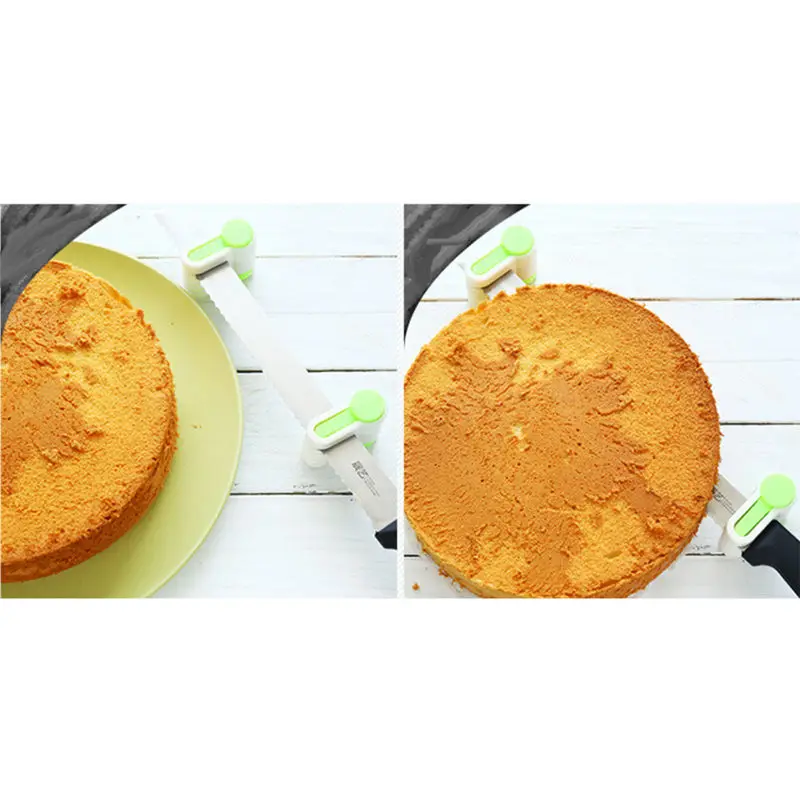 2 шт./компл. торт лист руководство резак пирог ломтерезка для хлеба Ножи держатель