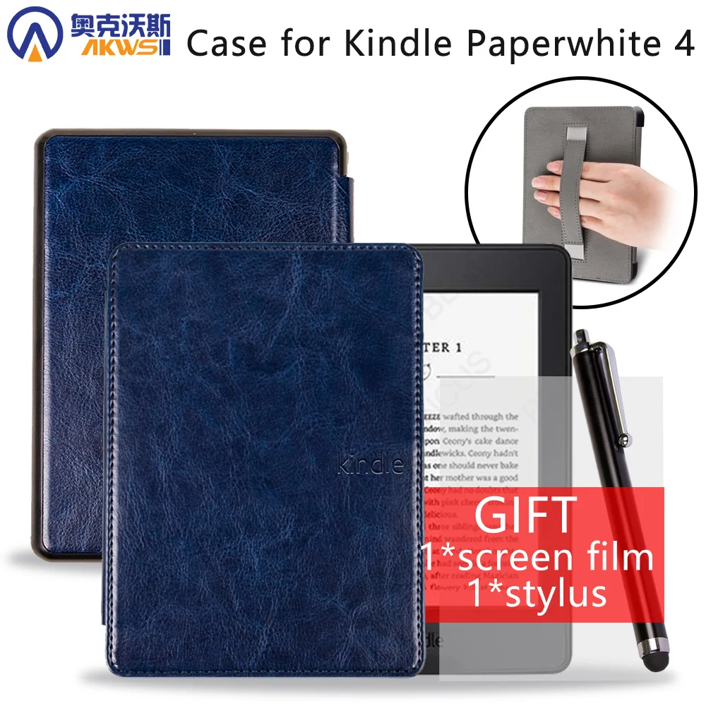 Модный чехол для Kindle Paperwhite 4 6 'ɾ-Reader PQ94WIF 2018 водонепроницаемый 10-й с ручным