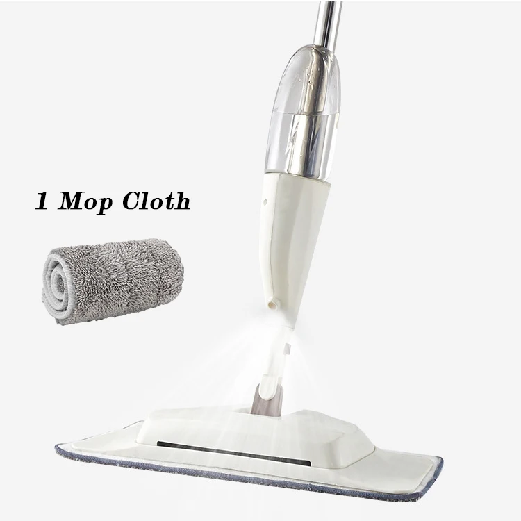1 Mop Cloth 3-в-1 вода спрей Швабра для пола веник 360 градусов ручка швабры для дерева Керамика Плитки полы пыли швабры с микрофиброй моющийся коврик - Цвет: 1 Mop Cloth