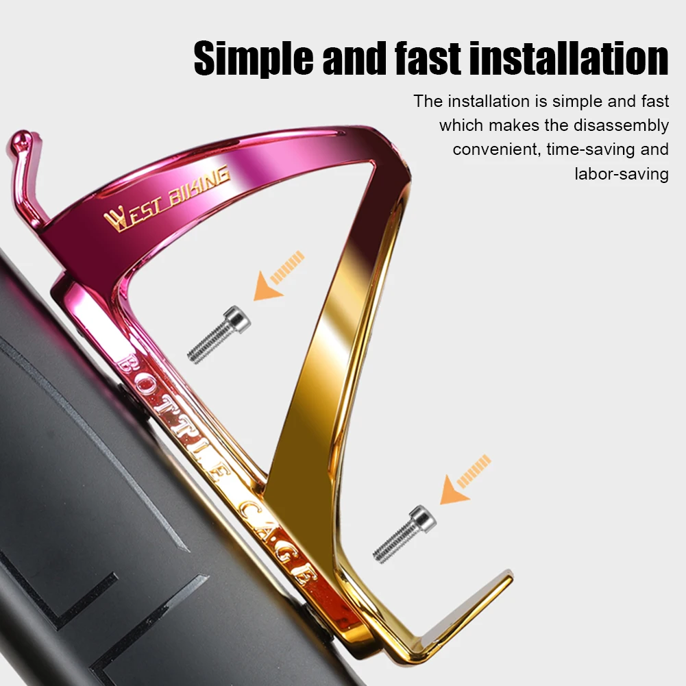 

ModernBicycle Bottle Holder Mountain Road Bike Cycling Plastic Gradual Water Bottle Holder Bike Kettle Cage Rack