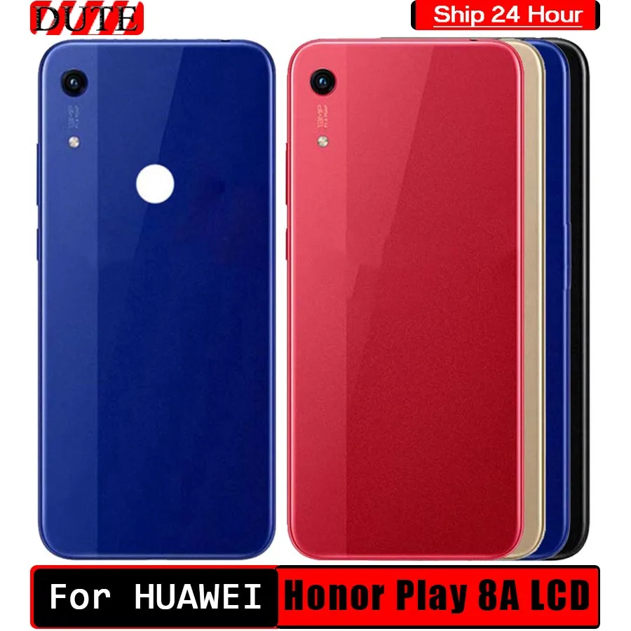 Защитный чехол для Huawei Honor Play 8A 6 09 дюйма Задняя стеклянная крышка аккумулятора Pro
