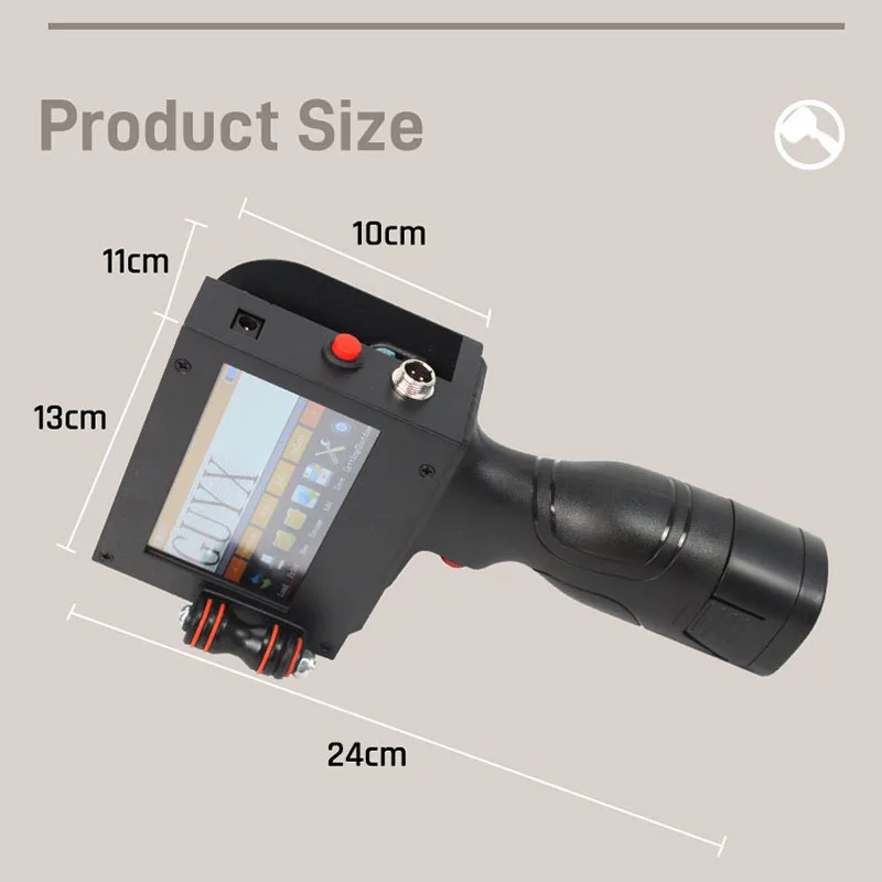 Принтер штрих кода MX3 с сенсорным экраном для этикеток/ручной струйный