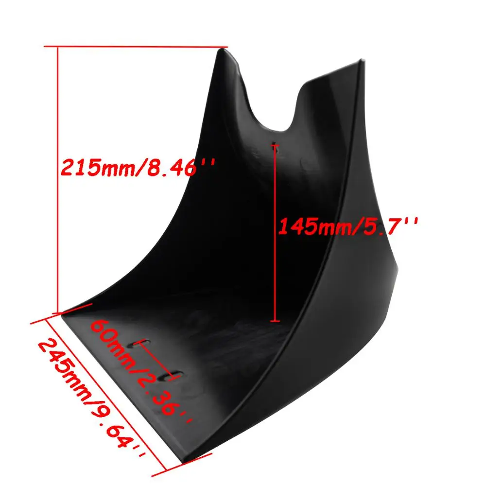 Мотоциклетный черный нижний подбородок передний спойлер для Harley Sportster XL Fatboy Softai