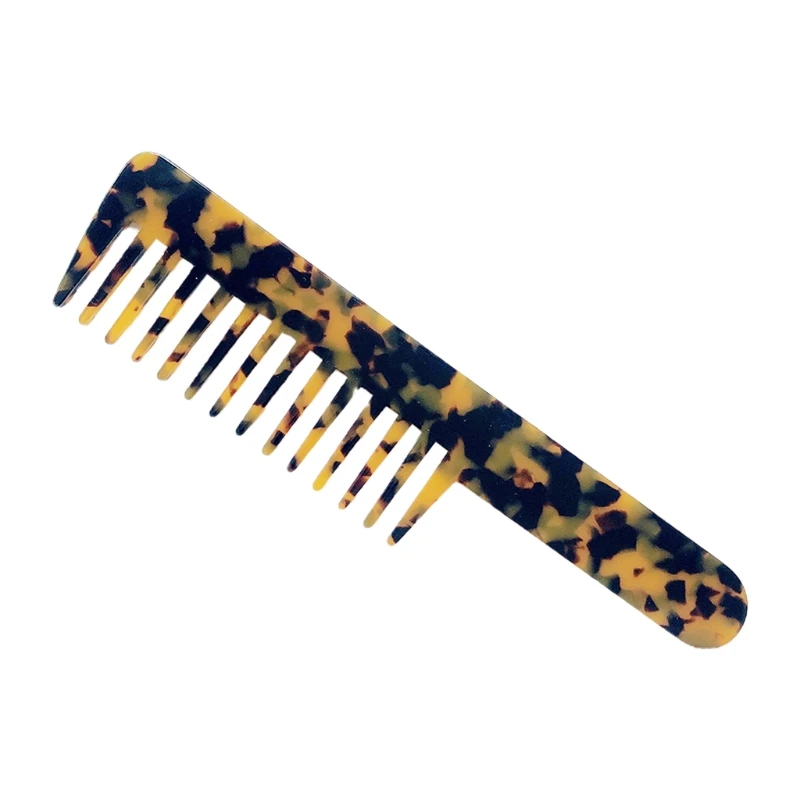 

Расческа для волос H7JC из ацетата, расческа для волос с красочным мраморным рисунком, Антистатическая большая широкая зубная щетка с длинной...