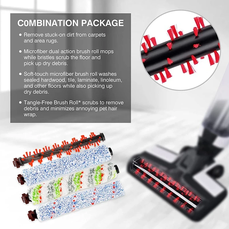 7 шт. подходит для пиццы Hut Bissell аксессуары пылесоса роликовая щетка