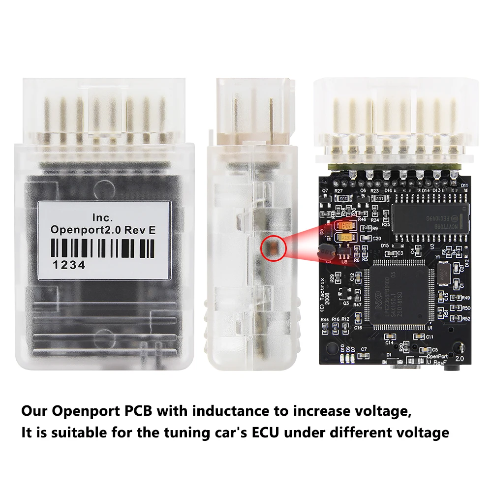 Автомобильный диагностический сканер Tactrix Openport 2 0 ECU FLASH open port с чипом OBD OBD2 для