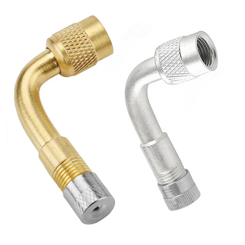 90 degree Brass Air Tyre Valve Extension Car Motorcycle Tire Adapter Wheel Stem Extender Accessories | Автомобили и мотоциклы