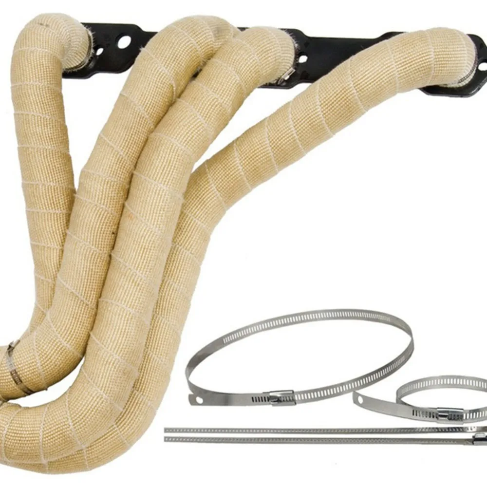 5 м x 50 мм рулон тепловой пленки для выхлопных труб мотоцикла стекловолоконная