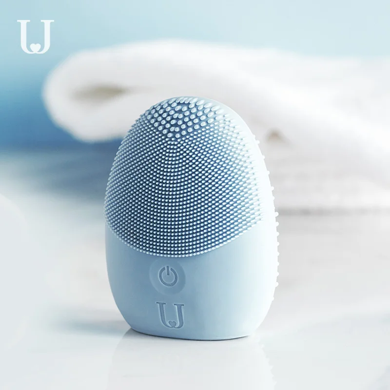 Youpin JORDAN &amp JUDY Face Cleaning Mini Electric Massage Brush Washing Machine Waterproof Silicone Deeply Cleansing Tools | Электроника