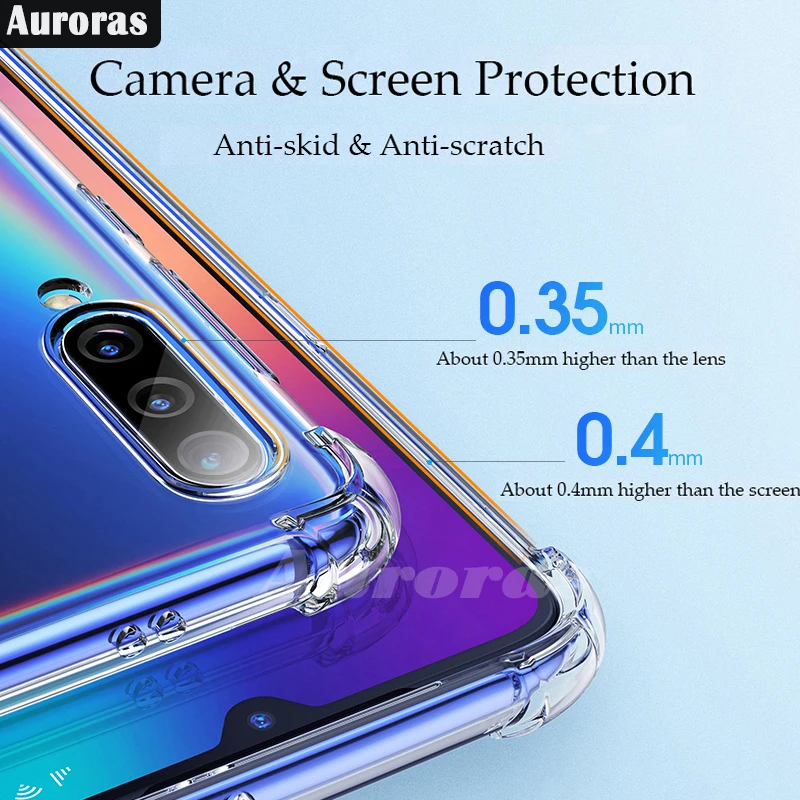 Чехол Auroras для Samsung Galaxy A30S официальный оригинальный противоударный Прозрачный