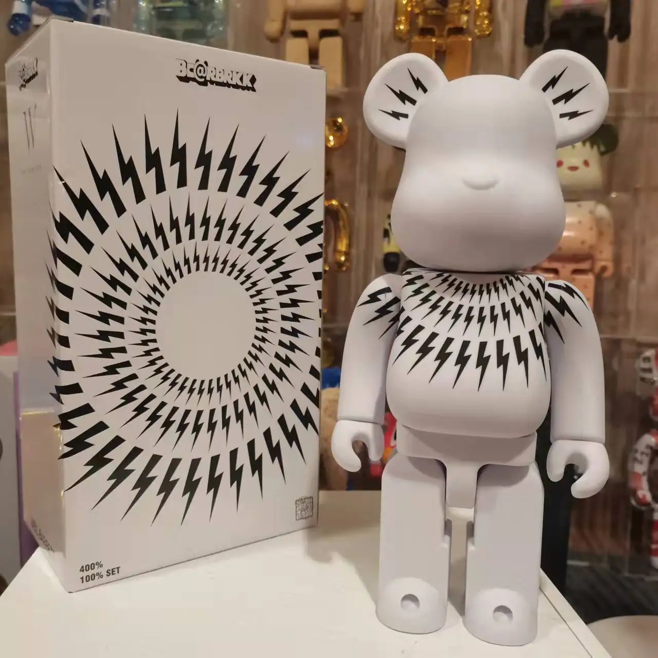 

28 см, модель Bearbrick 400%, фотография, молния, леопард, украшение для дома, фотофигурка для мальчиков, подарок