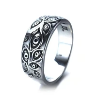 european and american new ring magic eye ring god eye ring trend hip hop party ring jewelry accessories