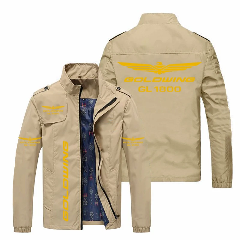 Куртка-бомбер мужская с принтом золотых крыльев в стиле хип-хоп 2021 | Мужская