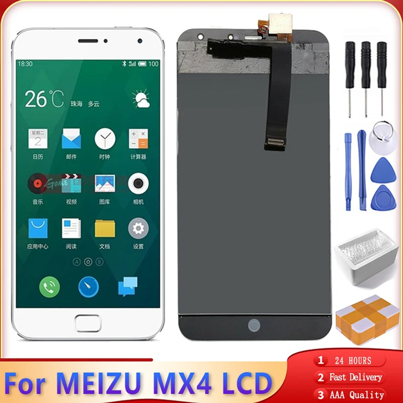 5 36 &quotбез битых пикселей для meizu MX4 ЖК-дисплей с сенсорным экраном дигитайзер в
