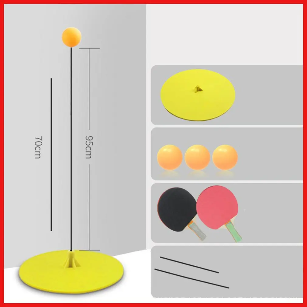 

Elastic Soft Shaft Table Tennis Trainer Children Adult Indoor Toy PingPong Self Training Kit