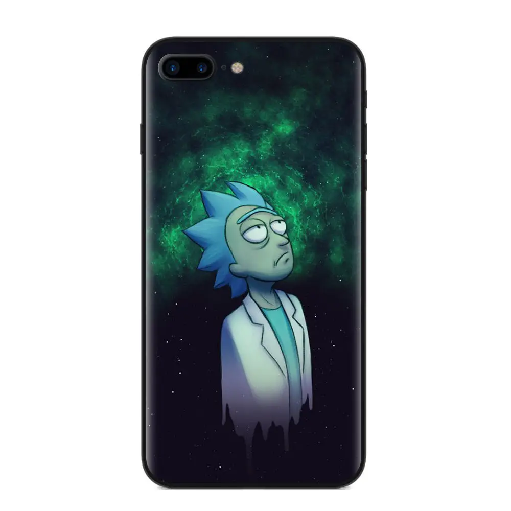 Горячая Распродажа, чехол для телефона с аниме Риком и Морти для iphone 11 PRO MAX 7 5S SE 6s 7 8 Plus, чехол из ТПУ для iphone X XR XS MAX, чехол