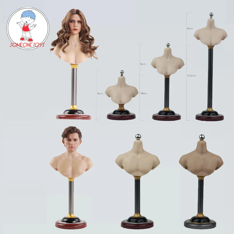 

ACGTOYS TBLeague 1/6 Half bust ACG-12 stand platform for 12" Female Male plae/suntan soldier head carving model base Bracket