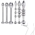 Уретральный расширитель БДСМ из нержавеющей стали, вилка для пениса, Мужская металлическая стимуляция конского глаза, секс-игрушки для мужчин