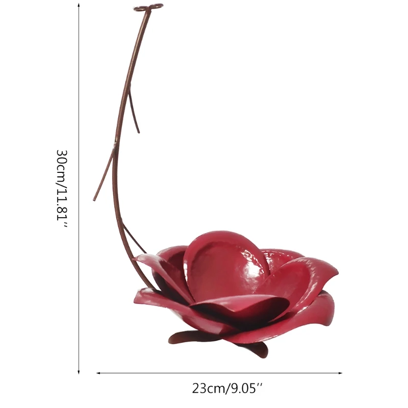 

LXAF Wild Bird Feeder Metal Flower Outdoor Hummingbird Feeders Hanging Food Storage Bowl for Garden Patio Yard Trees