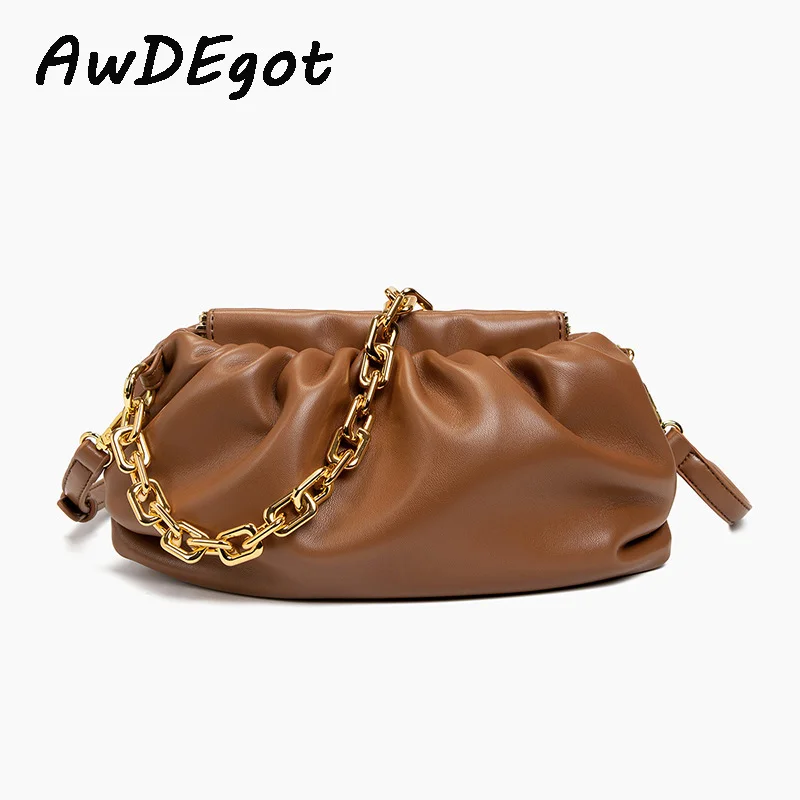 29 см Толстая сумка на цепочке с длинным ремешком верблюжьи коричневые сумки